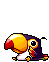 Toucan, animation 13