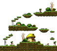 Minimap of East Entrance to Mushroom Town