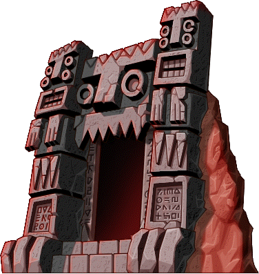 door to dungeon animation